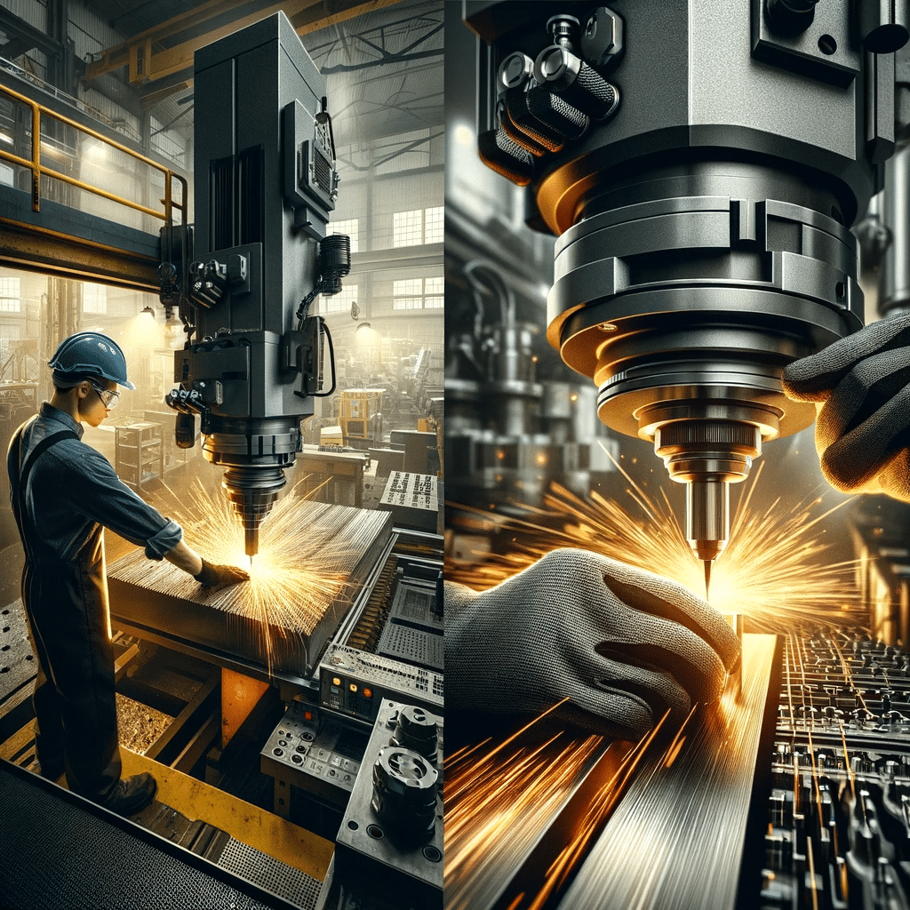 Comparativa entre cabezal de cortador CNC industrial y comercial. | Design & Cutting
