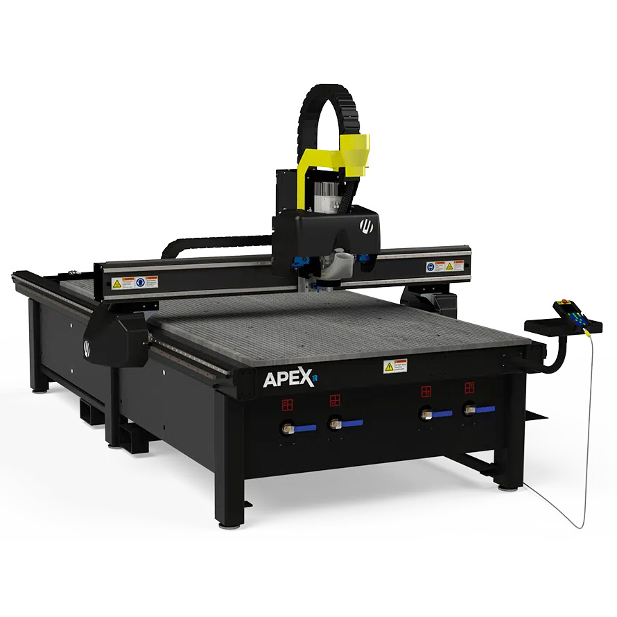 Router CNC MultiCam Apex 1R para corte industrial de madera, acrílico y paneles