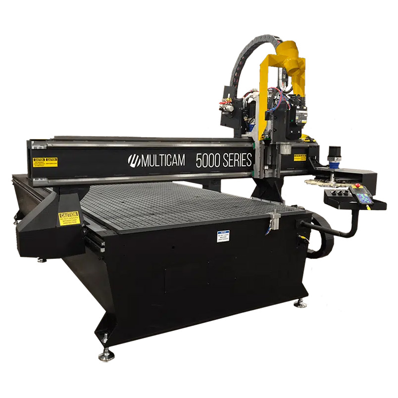 Router CNC MultiCam Serie 5000 para corte industrial de madera, acrílico y paneles
