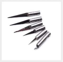 Navajas de precisión para corte industrial.